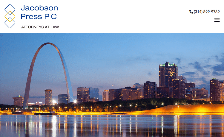 Law Firm Website design for Jacobson Press P.C.
