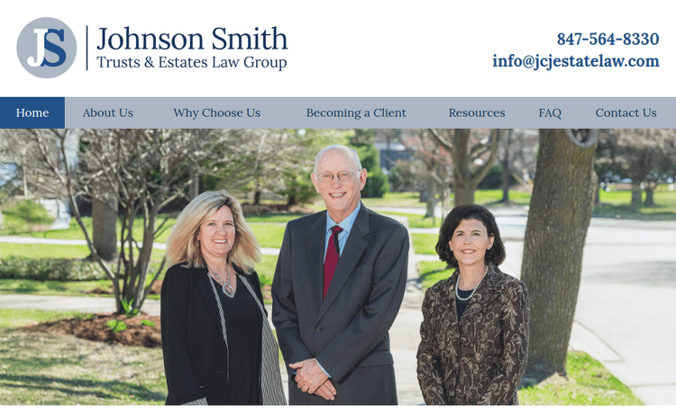 Law Firm Website design for Joseph C. Johnson, P.C.