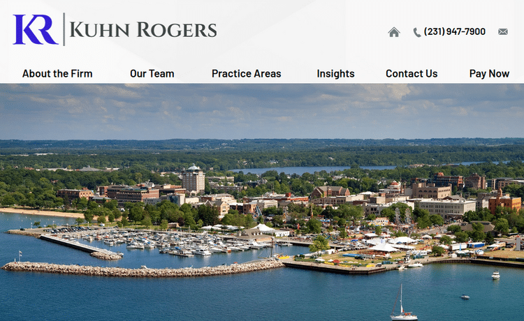 Law Firm Website design for Kuhn Rogers PLC