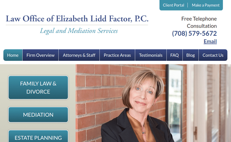 Law Firm Website design for Law Office of Elizabeth L…