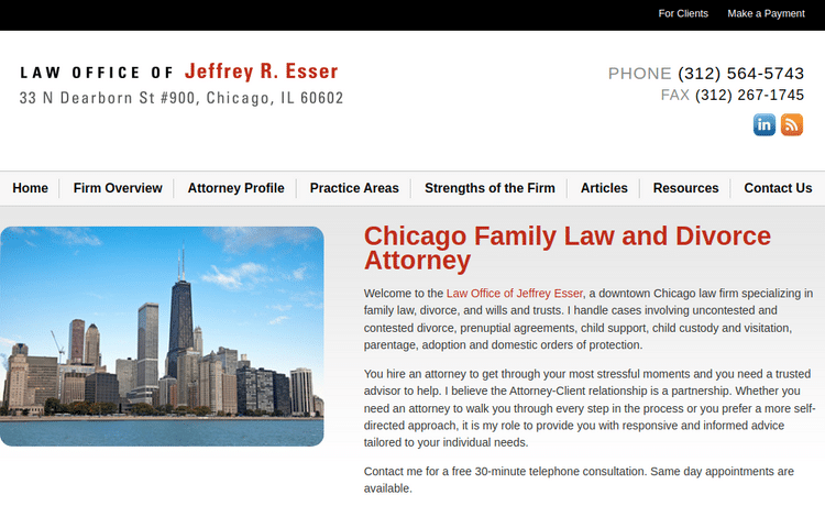 Law Firm Website design for Law Office of Jeffrey R.…