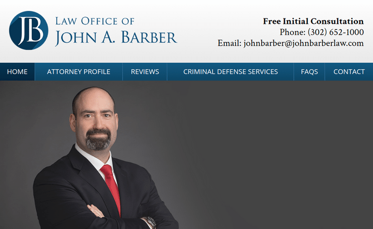 Law Firm Website design for Law Office of John A. Bar…
