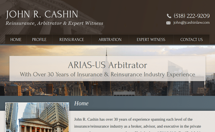 Law Firm Website design for Law Office of John R. Cas…