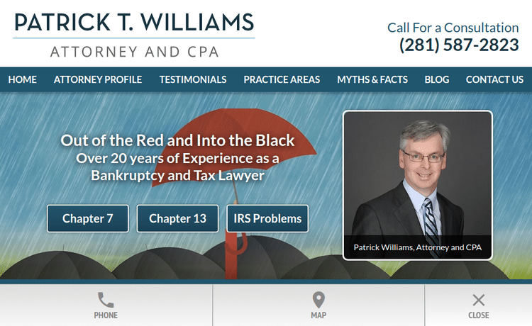 Law Firm Website design for Law Office of Patrick T.…