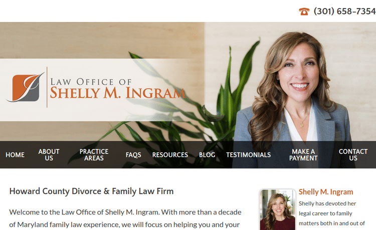 Law Firm Website design for Law Office of Shelly M. I…