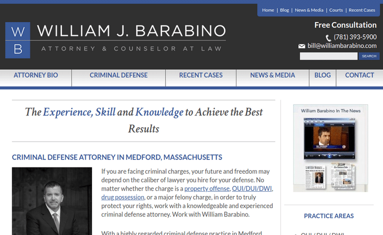 Law Firm Website design for Law Office of William J.…