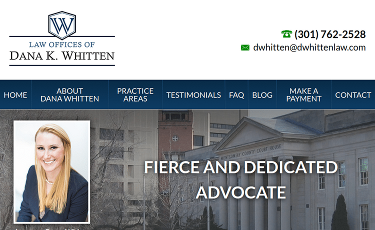 Law Firm Website design for Law Offices of Dana K. Wh…