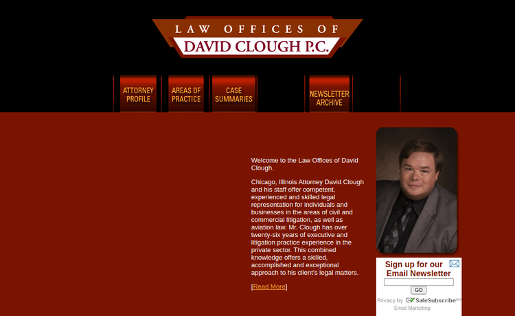 Law Firm Website design for Law Offices of David Clou…
