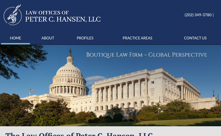 Law Firm Website design for Law Offices of Peter C. H…