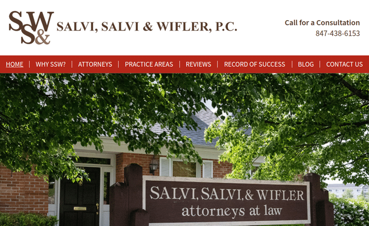 Law Firm Website design for Law Offices of Salvi, Sal…
