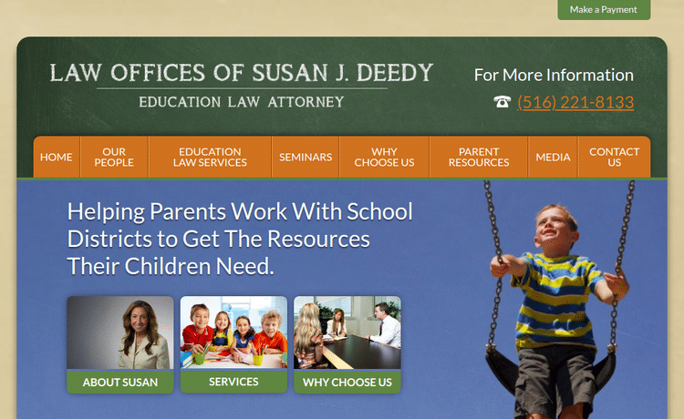 Law Firm Website design for Law Offices of Susan J. D…