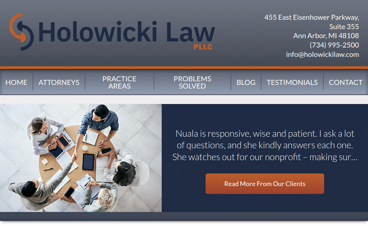 Law Firm Website design for Magill and Rumsey, P.C.