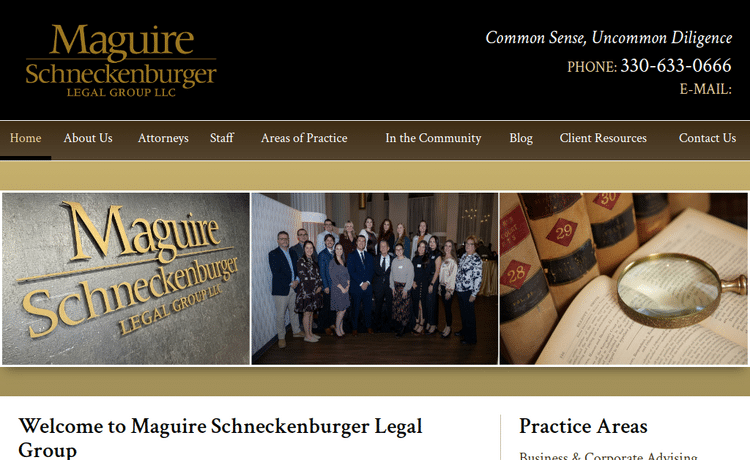Law Firm Website design for Maguire Schneckenburger L…