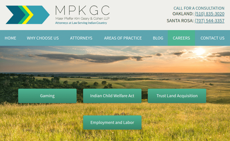 Law Firm Website design for Maier Pfeffer Kim Geary &…