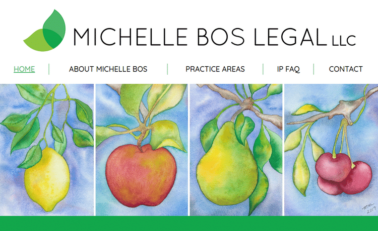 Law Firm Website design for Michelle Bos Legal LLC