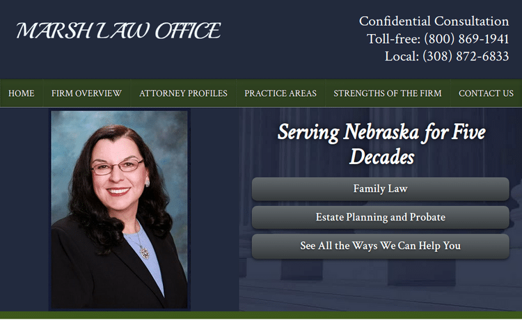Law Firm Website design for Munson & Peterson