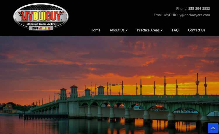 Law Firm Website design for My DUI Guy, P.A.