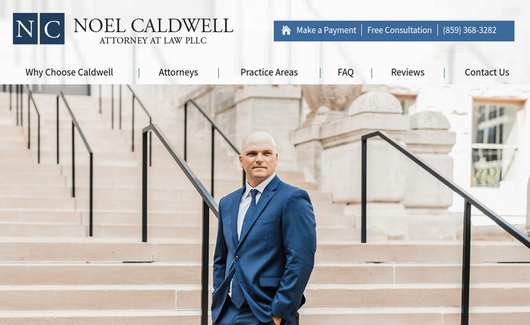 Law Firm Website design for Noel Caldwell, Attorney a…
