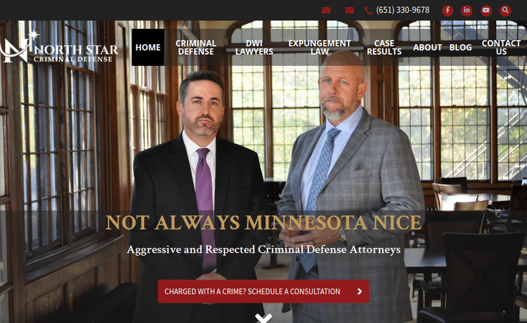 Law Firm Website design for North Star Criminal Defen…