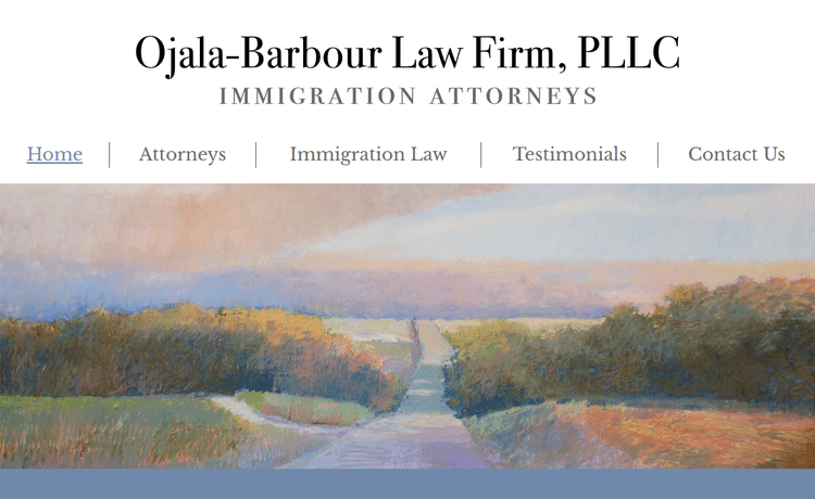 Law Firm Website design for Ojala-Barbour Law Firm PL…