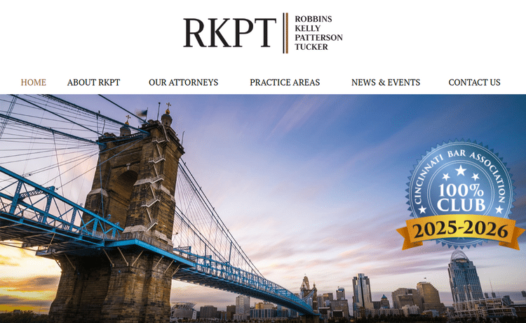 Law Firm Website design for Robbins Kelly Patterson T…