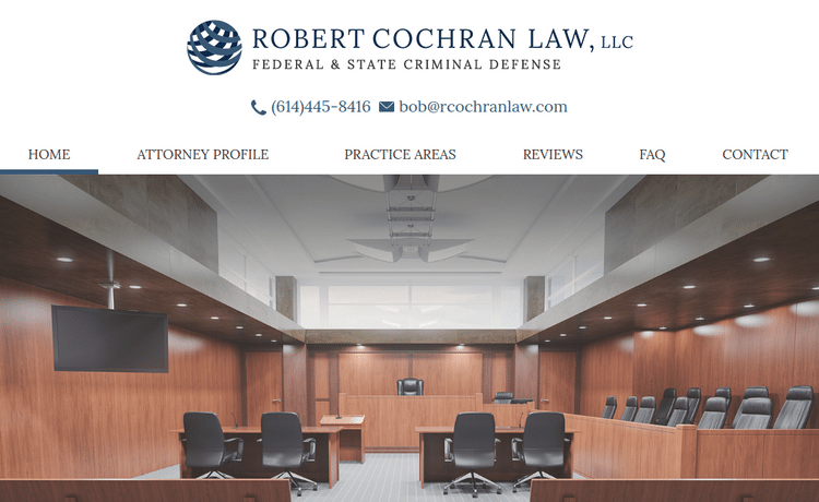 Law Firm Website design for Robert Cochran Law, LLC