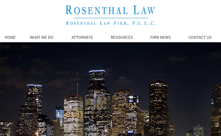 Law Firm Website design for Rosenthal Law Firm, P.L.L…