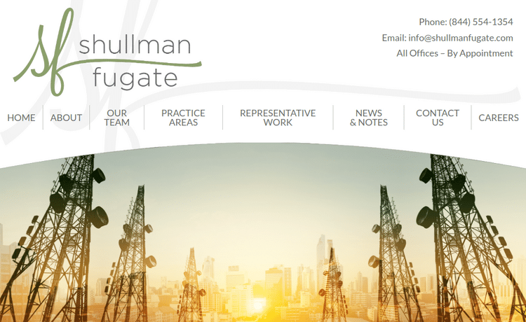 Law Firm Website design for Shullman Fugate PLLC