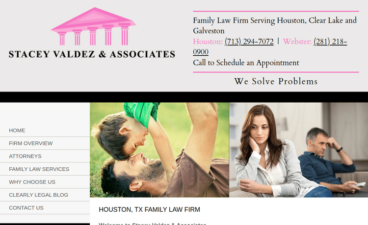 Law Firm Website design for Stacey Valdez & Associate…