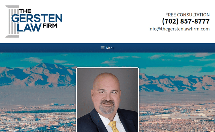 Law Firm Website design for The Gersten Law Firm PLLC
