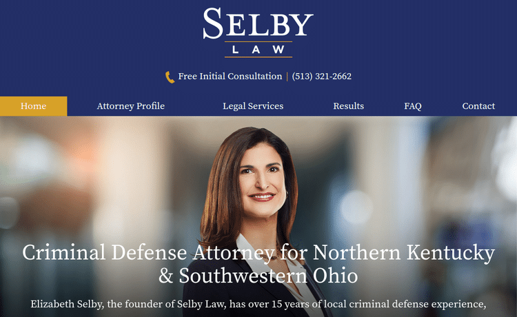 Law Firm Website design for The Law Office of Elizabe…