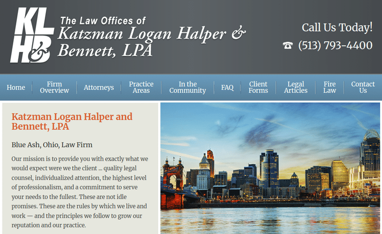 Law Firm Website design for The Law Offices of Katzma…
