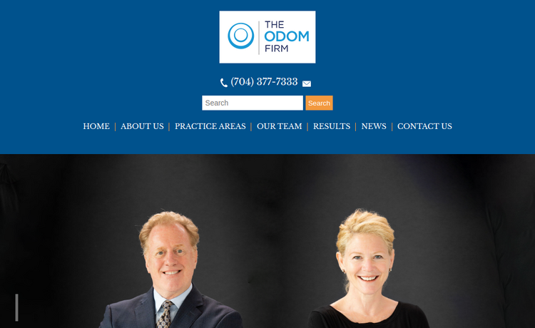 Law Firm Website design for The Odom Firm, PLLC