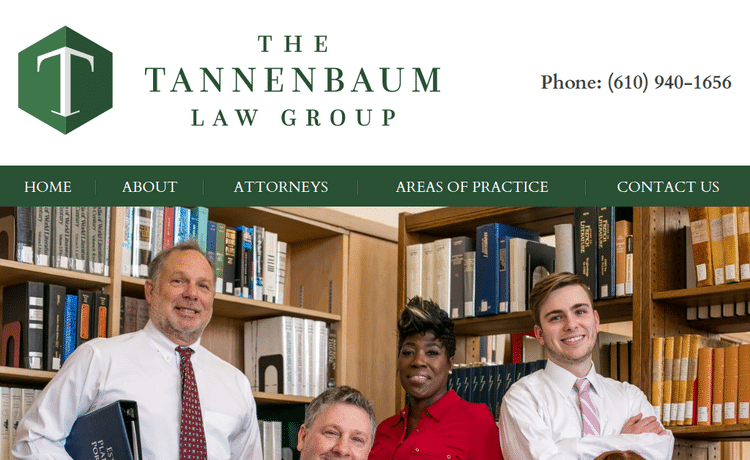 Law Firm Website design for The Tannenbaum Law Group,…