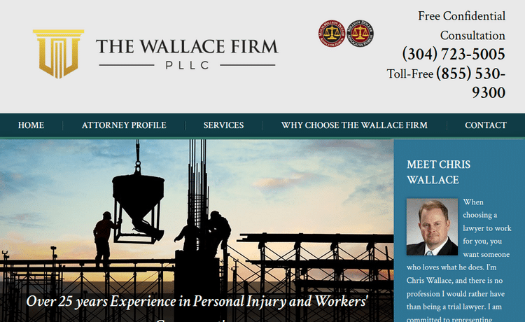 Law Firm Website design for The Wallace Firm, PLLC